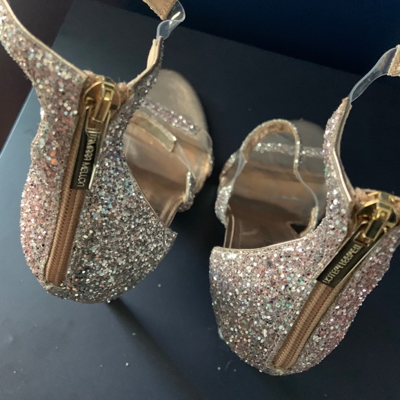 Tamara Mellon Frontline Sandal Blush (Glitter) - Picture 4 of 9